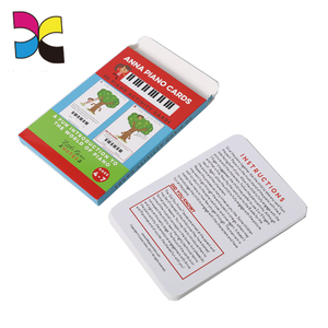 CMJN coin rond impression personnalisée eco enfants cartes flash - Product Image 4