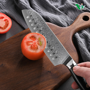 9pcs bếp đầu bếp dao đặt G10 xử lý 67 lớp Damascus thép 10cr15mov lõi Santoku tiện ích boning dao cao dao thiết lập - Product Image 5