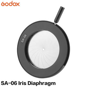 Accessoires de studio photo Godox Diaphragme à <span class=keywords><strong>iris</strong></span> pour <span class=keywords><strong>photographie</strong></span> Sa-06 pour la mise au point de la lumière vidéo LED S30 - Product Image 5