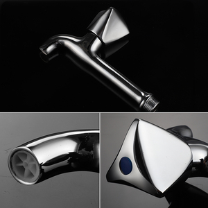 TIEMA Robinet bibcock en laiton au design moderne Robinet de <span class=keywords><strong>jardin</strong></span> à eau froide avec poignée en <span class=keywords><strong>zinc</strong></span> Surface polie pour bassin - Product Image 5