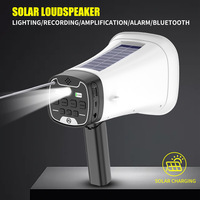 Haut-parleur sans fil Lumegi à énergie solaire en plastique pour enregistrement extérieur 5.3, multifonctionnel et portable pour vendeurs de rue