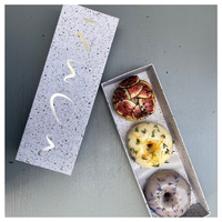 Haute garde exquis à emporter en papier Kraft boîte alimentaire emballage jetable pâtisserie Dessert boîte pour boulangerie boutique