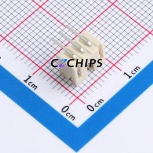 ZX-PH2.0-3PWZ-GW Wire-to-Board Pin Header Bent Lead Through Hole,P=2mm Connector 1x3P 2mm Right Angle Insert PH - Product Image 2