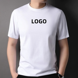 Áo thun nam cổ tròn in nổi 3D chữ nổi, dáng rộng, 100% cotton, 230 gram, tay ngắn, chất liệu dệt kim trơn, thiết kế tùy chỉnh - Product Image 2