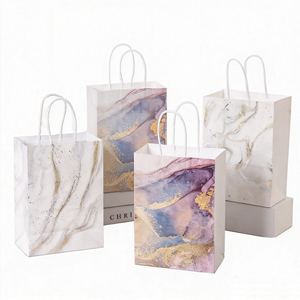 Bolsa de Regalo Popular de Papel Kraft de Lujo con Asas, Imprime tu Logotipo para Regalos de Comida Premium y Ropa de Diseñador, Proveedor de Fábrica - Product Image 1