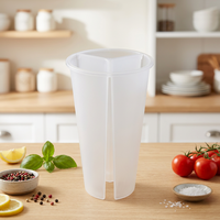 Gobelets YIWEI 700ML en plastique PP transparent à paroi simple, 3 saveurs, pour thé glacé Boba et boissons, personnalisables, en stock
