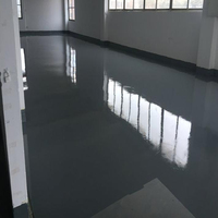 Revêtement de sol époxy auto-nivelant, haute résistance, durable et résistant aux rayures, peinture liquide pour équipement de construction