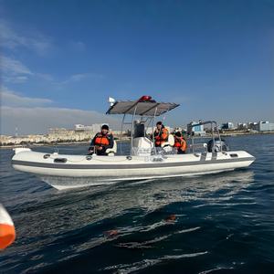 680 피버글라스 하이팔론 딥 V 헐 리브 보트, 200마력 외부 엔진, 38노트 속도, 낚시 및 관광용 - Product Image 2