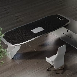 <span class=keywords><strong>Bureau</strong></span> <span class=keywords><strong>de</strong></span> direction modulaire convertible <span class=keywords><strong>de</strong></span> <span class=keywords><strong>luxe</strong></span> <span class=keywords><strong>moderne</strong></span> avec tiroirs, forme rectangulaire, pour PDG, usage commercial ou <span class=keywords><strong>bureau</strong></span> à domicile - Product Image 2