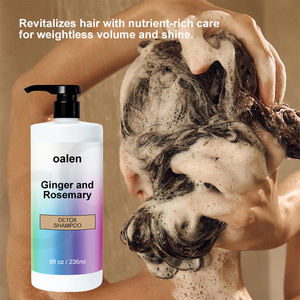 Champú Detox Profesional para el Cuero Cabelludo de Marca Blanca, Fórmula de Jengibre y Romero, Mejora la Resistencia y el Grosor del Cabello - Product Image 3