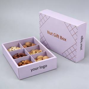 Caja de Regalo de Frutos Secos Variados al por Mayor, Caja de Regalo de Alimentos Secos con Separadores, Caja de Alimentos de Lujo con Cierre Magnético - Product Image 5