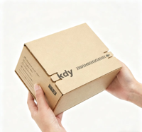 Boîte à emporter pliante en papier kraft personnalisée avec couvercle verrouillable, boîte d'emballage alimentaire en carton imprimé, taille et logo personnalisés