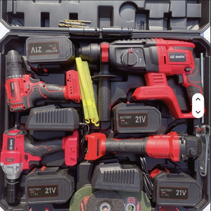 Multifunctional Combination Set Cordless Drill Machine Lithium Battery <b>Tool</b> <b>Box</b> OEM TR-4-1 Hard Case Protects <b>Tools</b> From Damage - Product Image 1