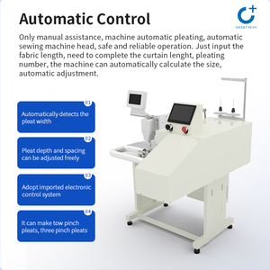 Macchina Automatica Industriale per Piegatura e Cucitura di Tende con Dispositivo per Pieghe a Pizzico Certificata CE 220V/110V/380V Marca C+ - Product Image 4