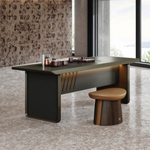 <span class=keywords><strong>Table</strong></span> de conférence modulaire de luxe moderne avec panneau Design mobilier de bureau commercial en bois massif pour salle de <span class=keywords><strong>réunion</strong></span> - Product Image 1