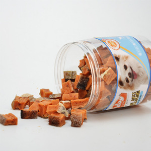 High Protein Dog Treats Natural Pet Snacks Salmon Cube Dog Treats Food