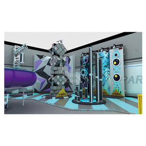 Équipement de parc de trampoline intérieur commercial Terrain de jeux intérieur personnalisé Parcours d'obstacles Équipement de jeu souple Parc d'attractions - Product Image 6