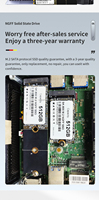 SSD M.2 NGFF SATA 3.0 Baru 256GB dengan Wireless yang Dapat Disesuaikan Panjangnya untuk Laptop 2242/2260/2280 & Penggunaan Eksternal (Logam & Plastik)