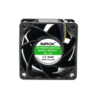 Ventilateur de refroidissement pour onduleur solaire haute vitesse, tailles personnalisées, 6cm 60mm, 6038 60x60x38mm, DC12V 1.60A, 4 fils, PWM, pour serveur et onduleur