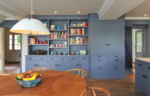 Vermont intero casa prezzo di fabbrica su misura classico blu in legno modulare armadi da cucina Set Design armadio da cucina <span class=keywords><strong>vendita</strong></span> - Product Image 5