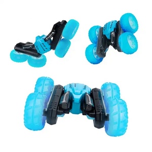 Popular Upgrade S688-1D 2.4G RC Stunt Car <strong>Transformation</strong> Double Sided <strong>Remote</strong> <strong>Control</strong> Model Twist Car with LED Light in the Dark - Product Image 1