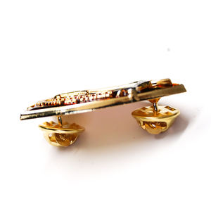 Épingles à revers personnalisables pour costumes d'homme, badges en émail dur et souple avec impression, logo en métal plaqué - Product Image 4