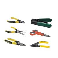 Kit d'outils FTTH en fibre optique de haute qualité comprenant un compteur de puissance, un stylo VFL, un coupe-fibre, un coffret d'outils pour équipement de fibre optique