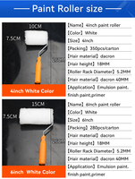 Outil de peinture murale de qualité industrielle DIY, rouleau de nettoyage personnalisé OEM