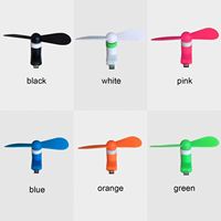 Mini Ventilador USB Portátil Promocional Personalizado con Nuevo Diseño, Color y Logotipo Personalizables para Teléfono