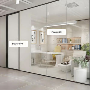 Dinding partisi kaca Privasi dapat diganti cerdas untuk ruang konferensi kantor dengan Film <span class=keywords><strong>PDLC</strong></span> efek Frosting instan - Product Image 3