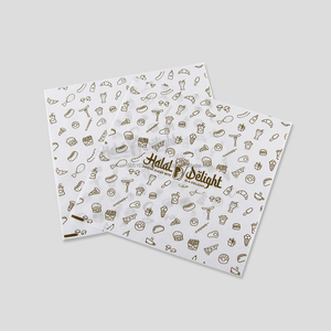 Papier ciré pour la nourriture Logo personnalisé de qualité alimentaire Burger parchemin imprimé Sandwich papier d'emballage papier anti-huile pour la nourriture sulfurisé - Product Image 4