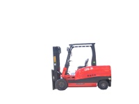 Nouveau chariot élévateur contrepoids en acier Mannick certifié ISO, 3,5 tonnes, alimenté par batterie au plomb-acide, siège, longueur de fourche 1200 mm, intérieur/extérieur