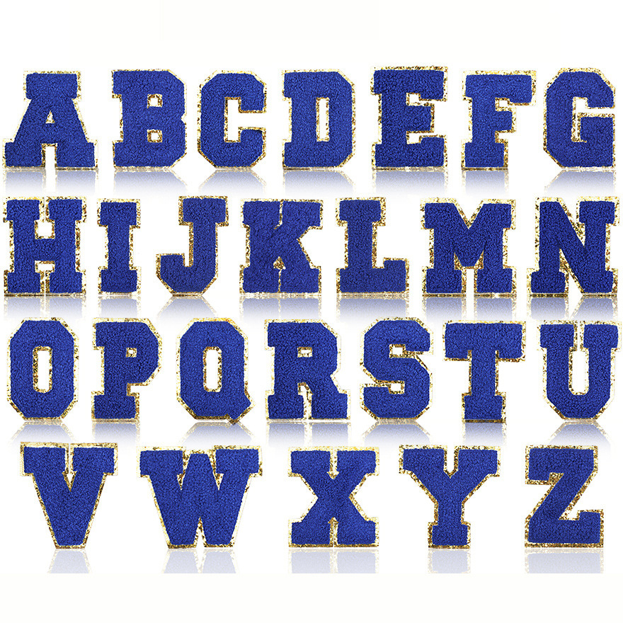 Royal blue(single letter price )