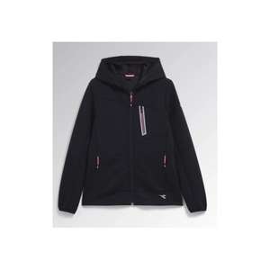DIADORA UTILITY-702,179827-80013/XXL Scuba Sudadera con capucha de tela negra diseñada para mujeres que trabajan-EAN 8053607263561 WORK HOODIES - Product Image 1