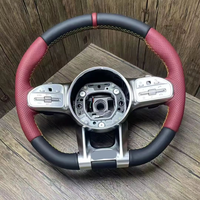 Volant en fibre de carbone pour Mercedes-Benz Classe A, C, E, S, G, V, C63, A45, E43, S63, G500, G55, W205, W223, W213, W206, W211, W207, W222, W219, AMG GT