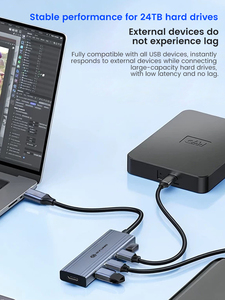 SYONG - Base de Conexión 5 en 1 para Laptop y Steam <span class=keywords><strong>Deck</strong></span> con HDMI 2.0 4K30HZ, HDD, Consola, Teclado, Ratón, Plug and Play - Product Image 4