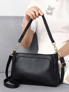 กระเป๋าสะพายแฟชั่นมีหลายกระเป๋าสำหรับผู้หญิงกระเป๋าสะพายข้างลายลิ้นจี่ออกแบบได้ตามต้องการล่าสุด - Product Image 3