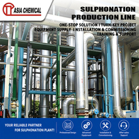 Machine de production d'actifs tensioactifs anioniques, usine de sulfonation SO3, ligne complète d'acide sulfonique LABSA