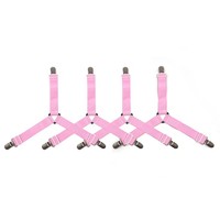 DS4549 Triangle Elastic Matratzen bezug Decken halter Verstellbare Spann bett klammern 4PCS Bettlaken halter Gurte Verschluss