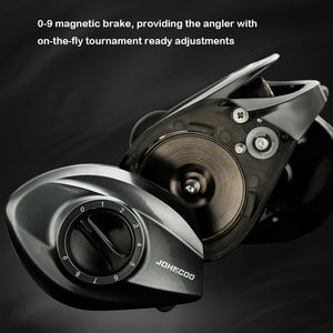 JOHNCOO ARES 8 + 1BB Big Game прочная катушка Макс Перетащите 12 кг алюминиевая рама катушка для заброса приманки рыболовные катушки - Product Image 6