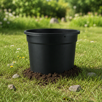 Pot Tanaman Plastik PP Grosir dengan Lubang Drainase - Pot Bunga Luar Ruangan yang Tahan Lama dan Ringan Kapasitas 36-110L, Desain Modern dan Menarik