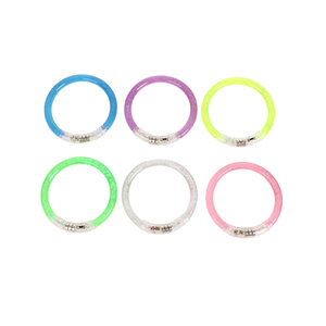 Nouveautés Bracelets lumineux LED en acrylique multicolores faits à la <span class=keywords><strong>main</strong></span> pour événements et fêtes, avec module LED clignotant - Product Image 6