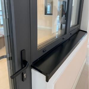 Combinaison <span class=keywords><strong>porte</strong></span>-fenêtre en aluminium à rupture <span class=keywords><strong>de</strong></span> pont thermique série 95, <span class=keywords><strong>porte</strong></span> à battants robuste avec <span class=keywords><strong>seuil</strong></span> en aluminium intégré pour balcon - Product Image 6