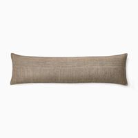 Taie d'oreiller en lin longue, style moderne, personnalisable pour hôtels et usage domestique, avec fermeture éclair
