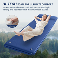 Matelas de couchage auto-gonflant à pompe électrique design moderne matelas pneumatique à rabat éponge portable camping TPU pour mobilier de maison extérieur