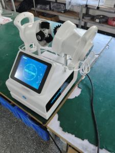 Masseur à rouleaux de bureau à trois roues, rouleau facial électrique, massage par vibration LS0955Z - Product Image 4