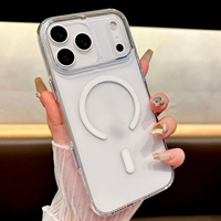 Telefoonhoesje Heren Transparant Magnetisch Schokbestendig Voor Iphone