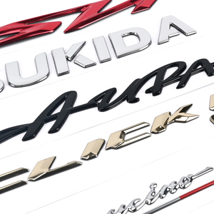 High Performance Custom Design Motorcycle 3D PVC Chrome Emblem Car logo Soft Letters Labels <strong>Motorbike</strong> Decor Badge <strong>Stickers</strong> - Product Image 1