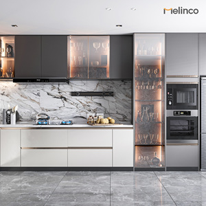 Customized Cabinet Supplier Complete Sets <strong>Kitchen</strong> Furniture Modern Design Cabinet <strong>Storage</strong> Ready to Assemble Sideboard <strong>Cupboard</strong> - Product Image 5