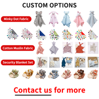 Bon prix, peluche animale, couette pour bébé, couverture de sécurité Minky Bee, couverture de sécurité pour bébé jouet